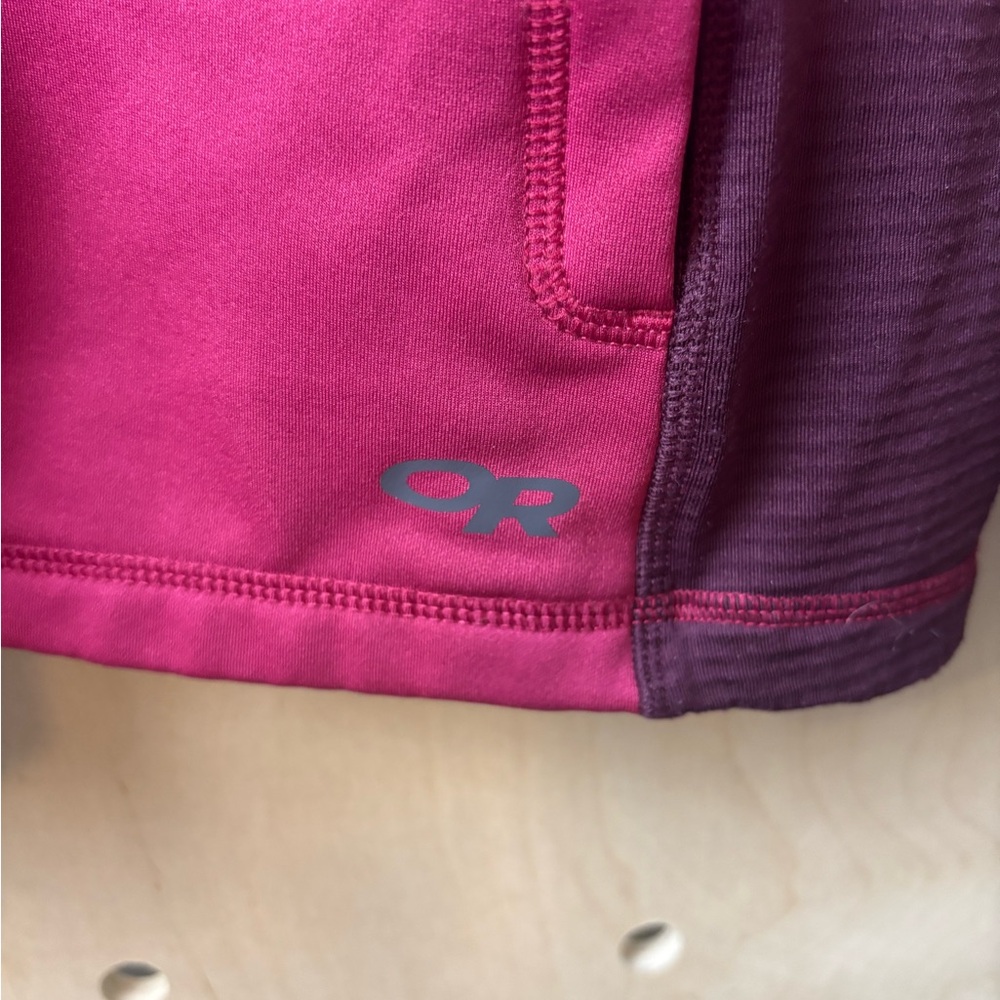 Outdoor Research Vigor Full-Zip Women’s Size Small Magenta - Picture 3 of 8